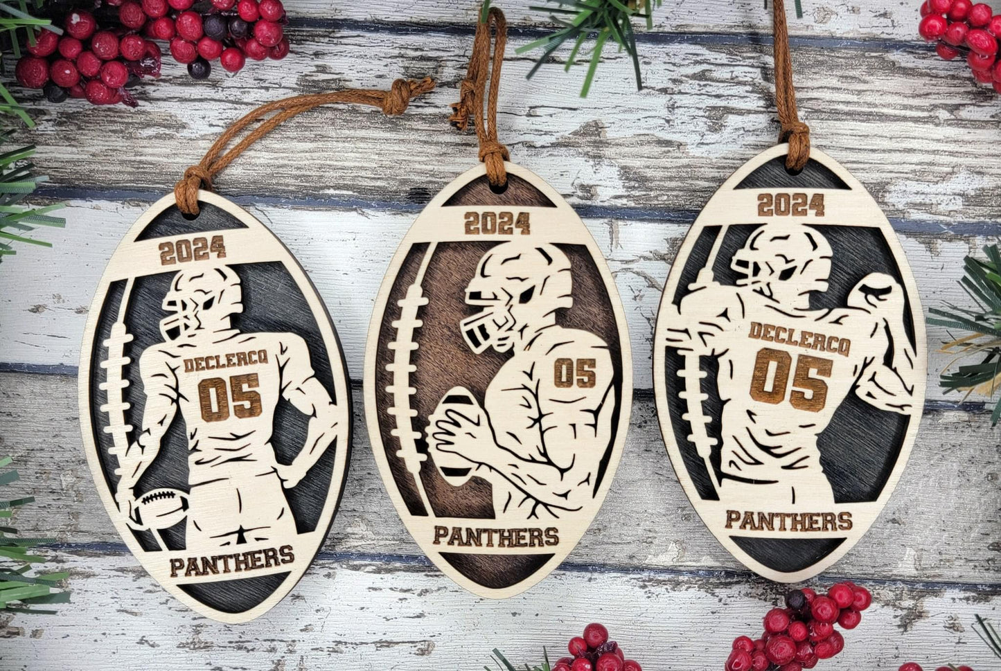 Football bag tag / ornament