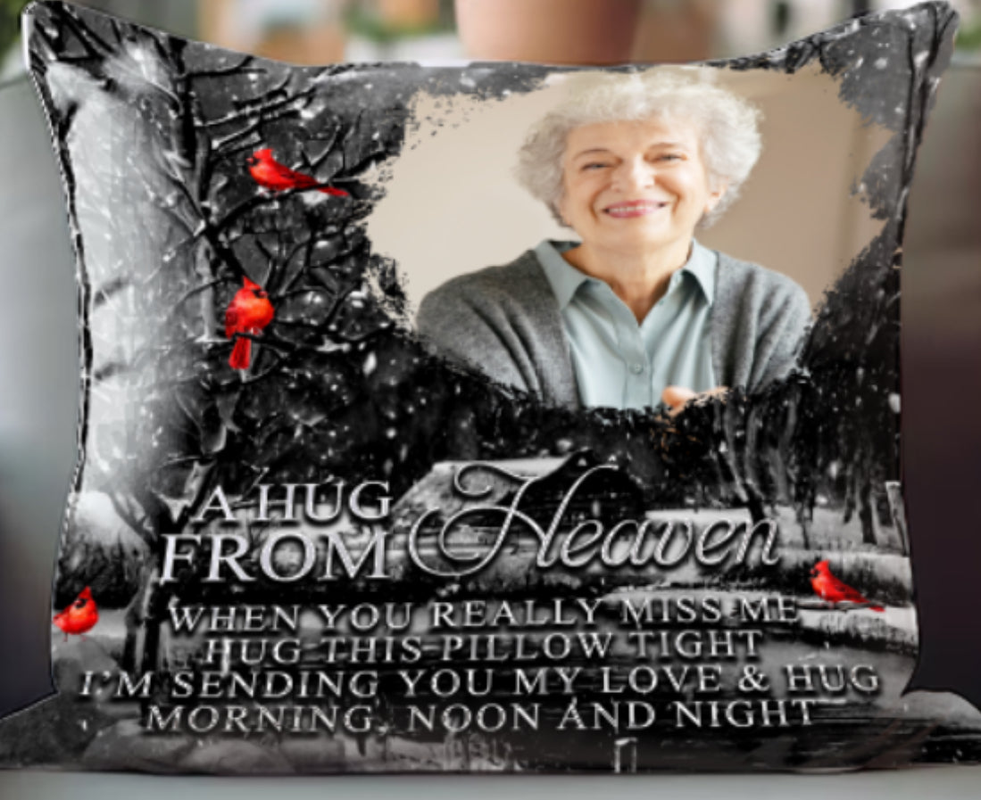 Hug from heaven pillow