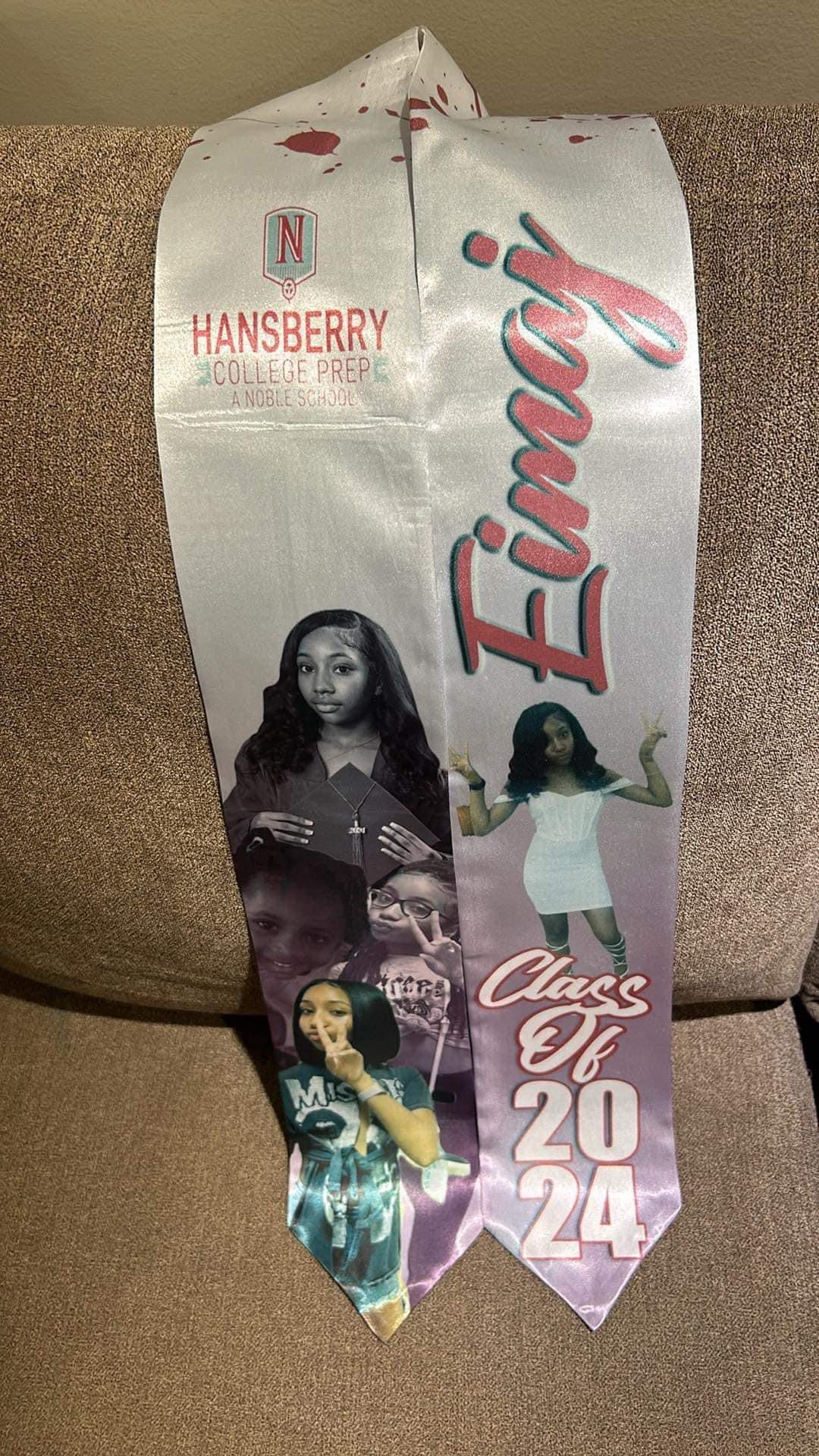 72 inch adult Graduation Stole