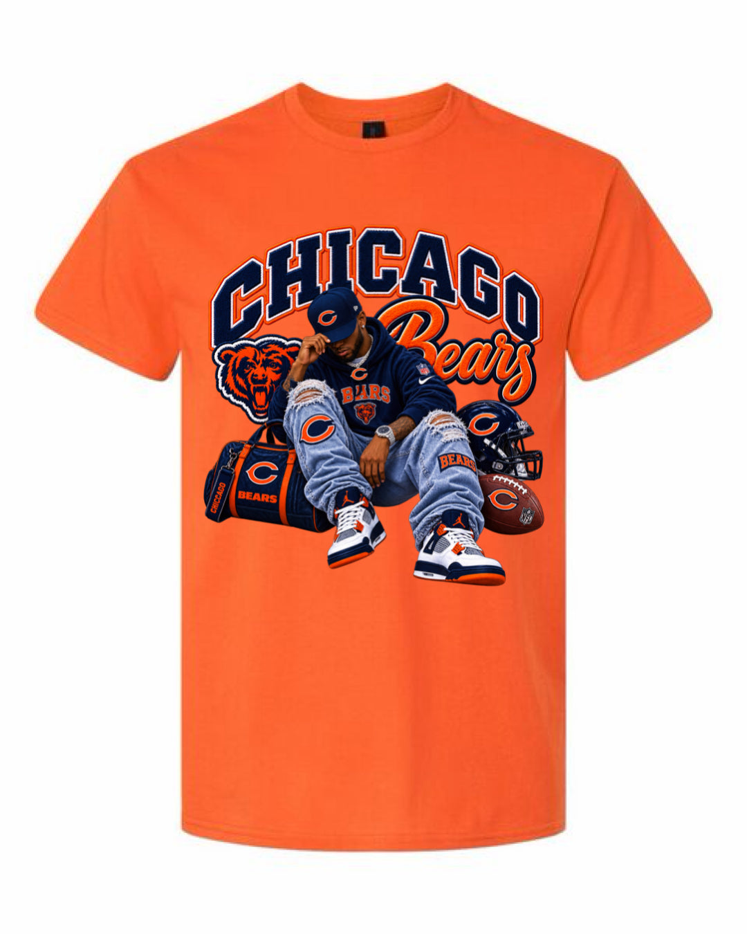 Chicago bears guy shirt