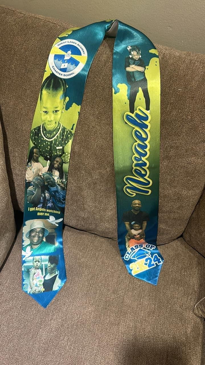 72 inch adult Graduation Stole