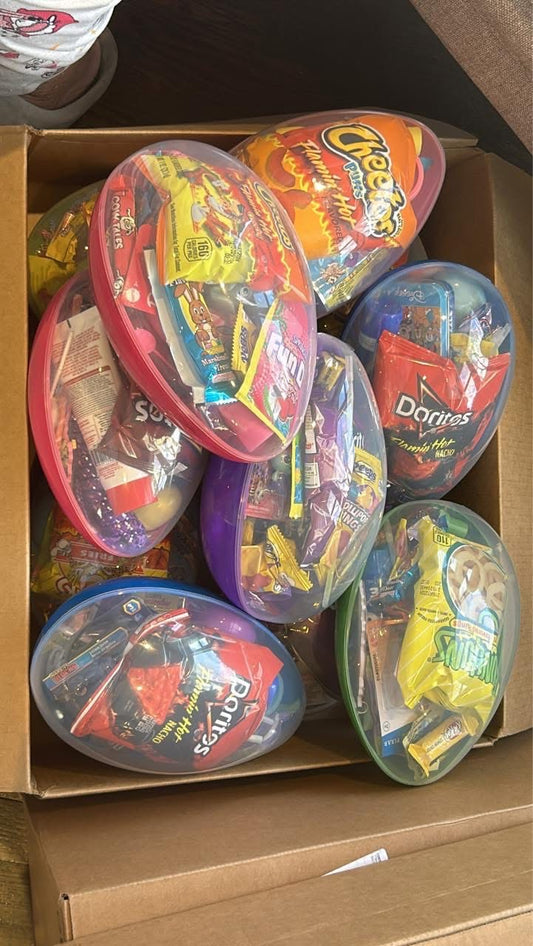 Candy filler easter egg
