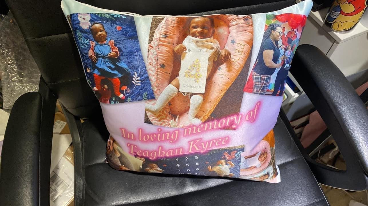 Custom White Pillow Single Sided