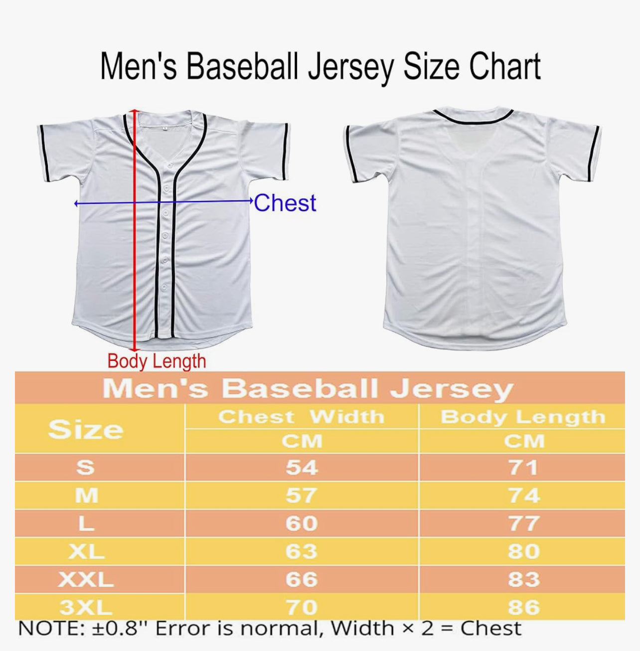 Customized jersey