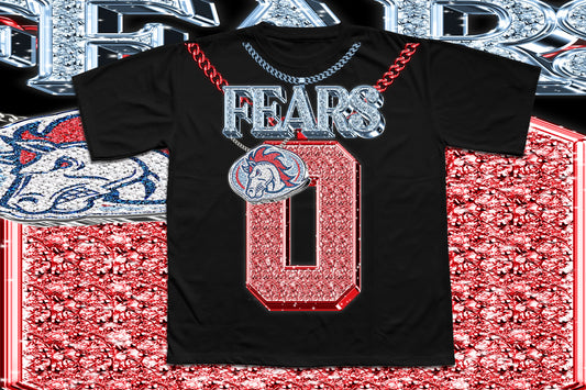 0 fears black shirt