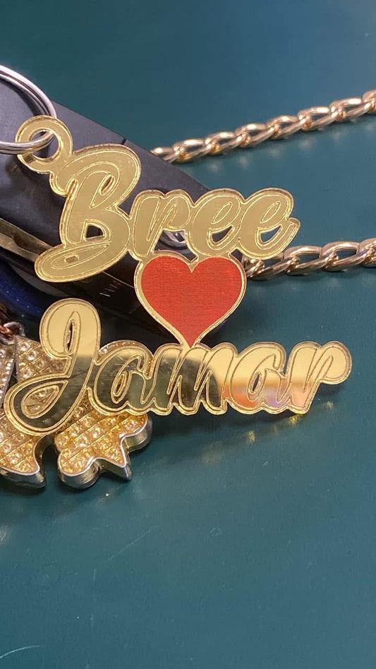 Couple keychain