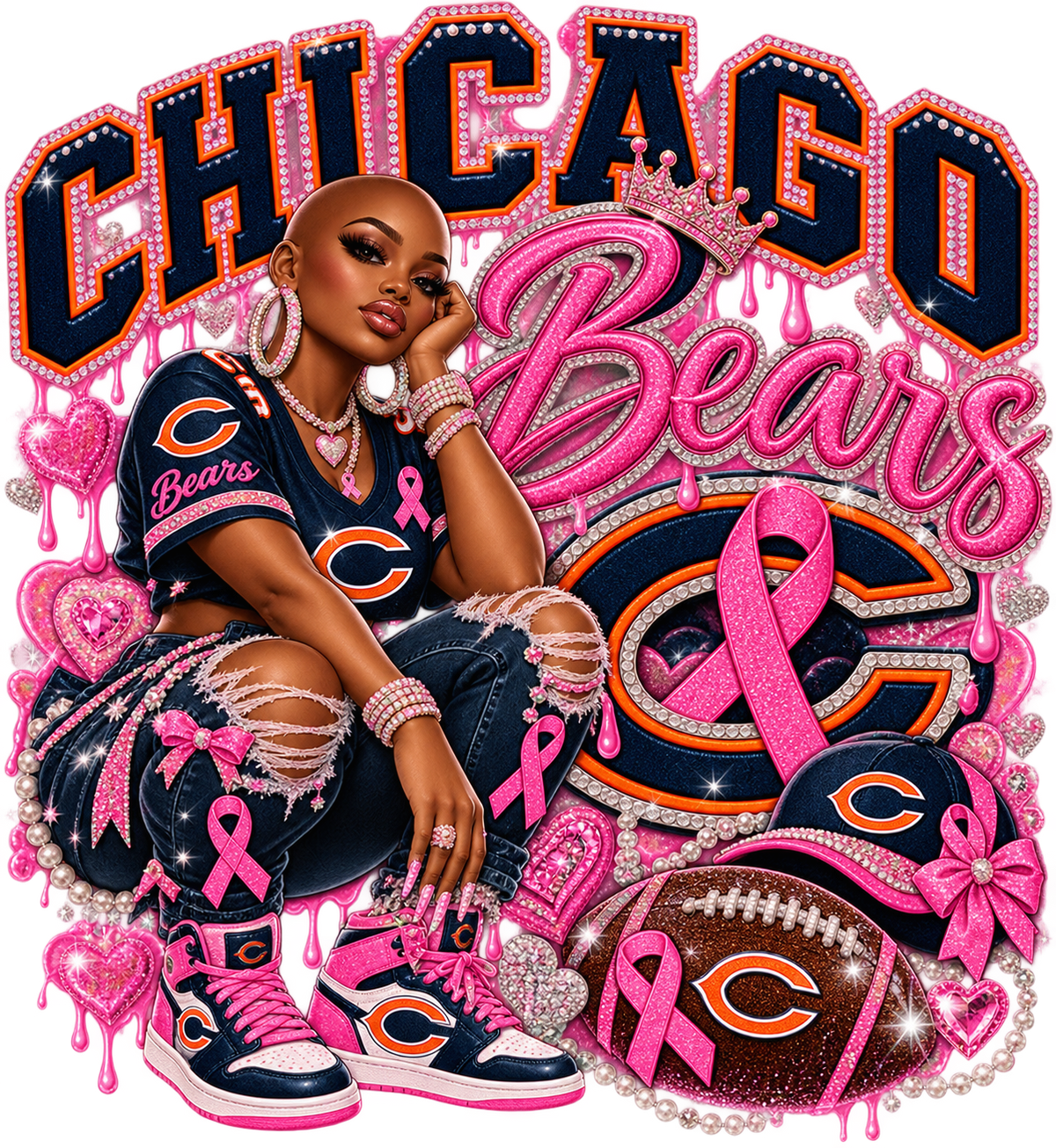 Woman breast cancer bears dtf