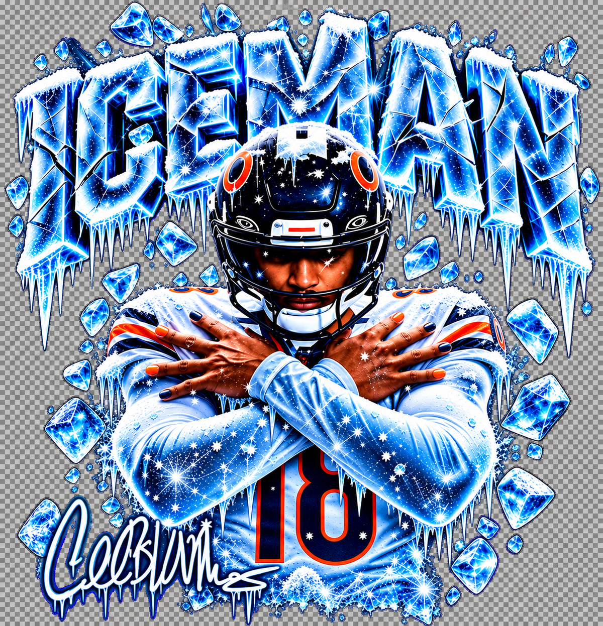 Iceman 12x12 dtf