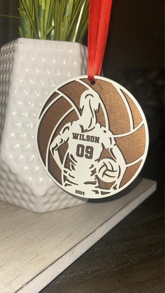 Volleyball ornament / Bag tag