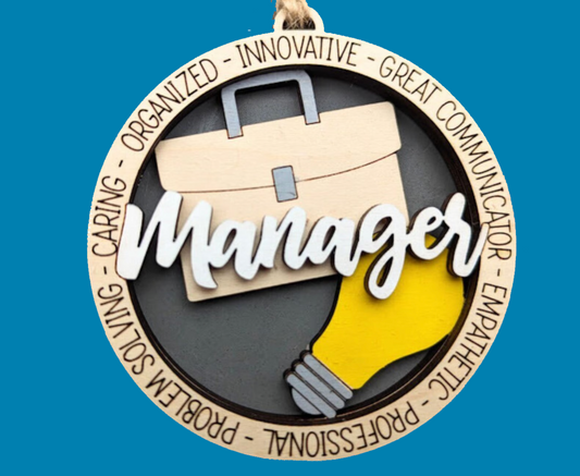 Manager Christmas Ornament
